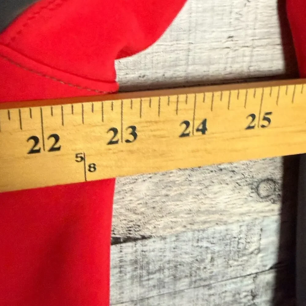 North Face Windwall Apex Bionic Jacket Mens Large Red Softshell Full Zip